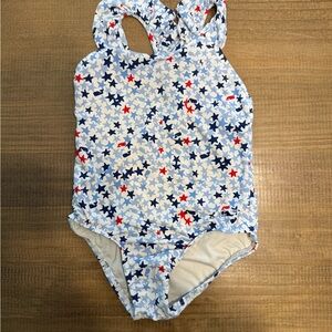 SOLD on cp - Vineyard Vines One Piece Swimsuit - Blue, Red, and White